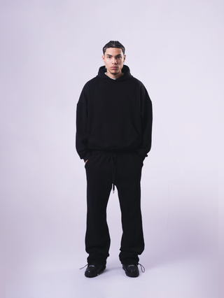 ESSENTIAL SET HOOD BLACK