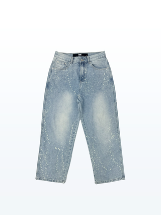 CRASH DENIM PANT