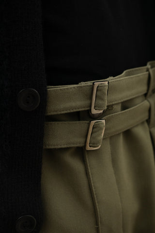 DOUBLE BELT PANTS