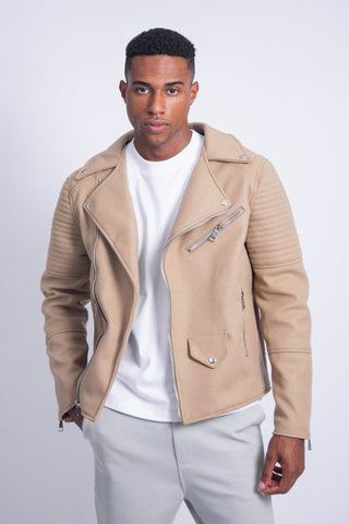 SUEDE BIKER JACKET