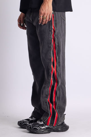 RED ZIPPER PANT