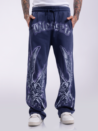 STAMP BLUE PANTS
