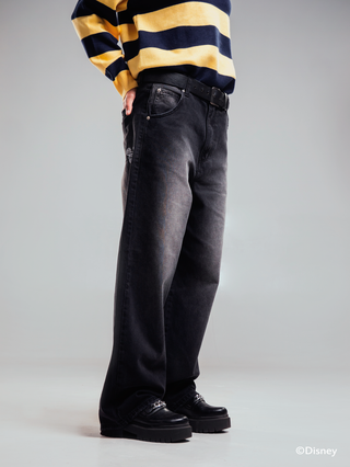 BLACK DENIM DISNEY PANT