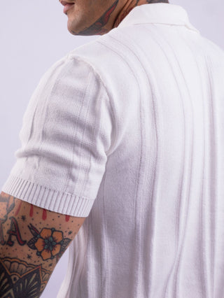 RIBBED KNIT SHIRT