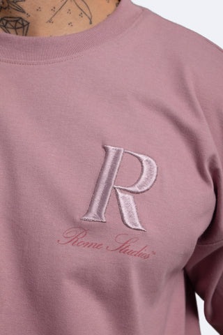 R EMBROIDERY BOXY TEE